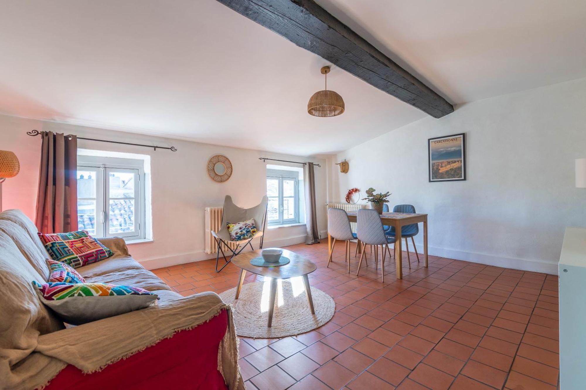 Bel Appartement Avec Cour Au Coeur De La Bastide Carcassonne Ngoại thất bức ảnh